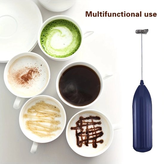 Mini elektrische handmixer - Melkopschuimer - Proteïne shaker - Matcha mixer - Oplaadbaar - Koffie - Barista — afbeelding 2