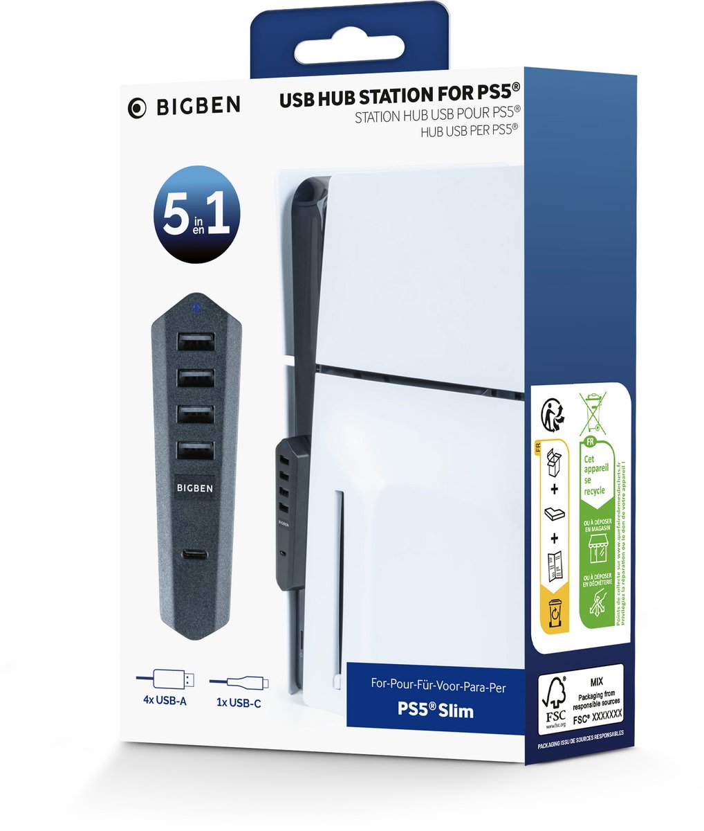 Nacon - USB Hub - PS5 Slim thumbnail 3