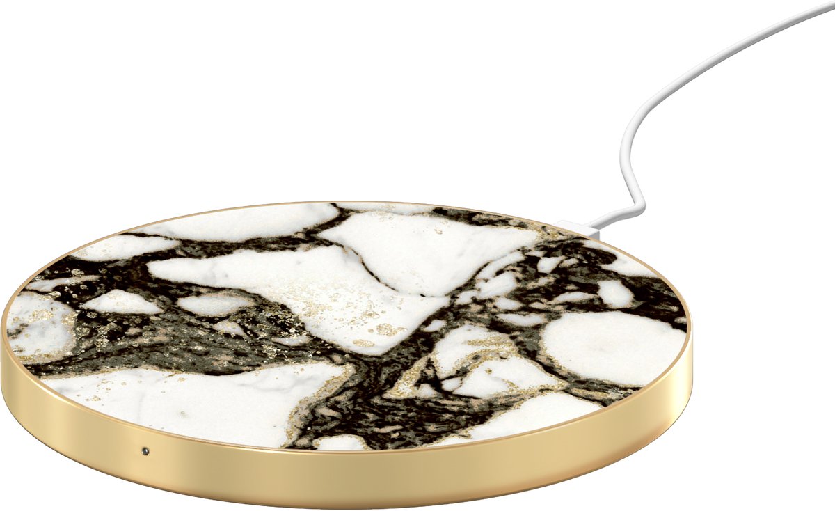 iDeal of Sweden IDFQIMR21-380 oplader voor mobiele apparatuur Smartphone Goud USB Draadloos opladen Binnen