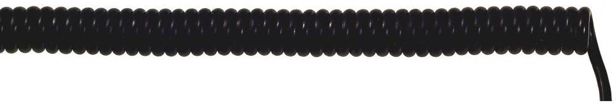 LAPP 73220240 Spiraalkabel UNITRONIC® SPIRAL 100 mm / 400 mm 2 x 0.25 mm² Zwart 1 stuk(s)