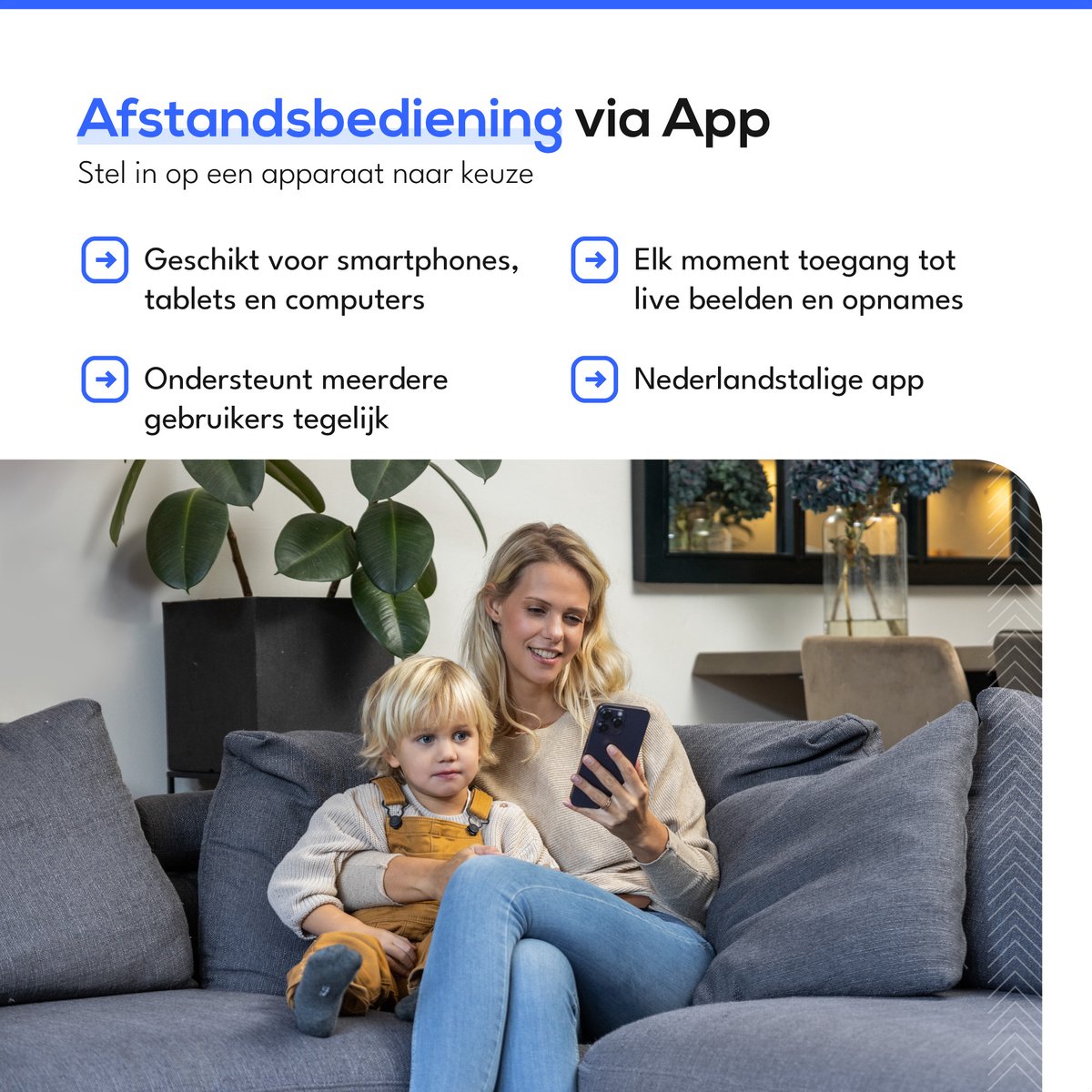 Teceye Wifi Beveiligingscamera Set Buiten met 4 Draadloze Camera's - afbeelding 2