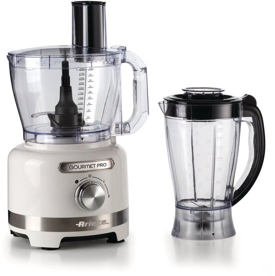 Ariete 1782/01 - Moderna food processor - keukenmachine - hakmolen - blender - wit