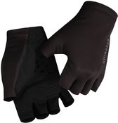 BIORACER - Fietshandschoenen zomer unisex - Zwart - Half finger - Ademend & antislip - Maat XL