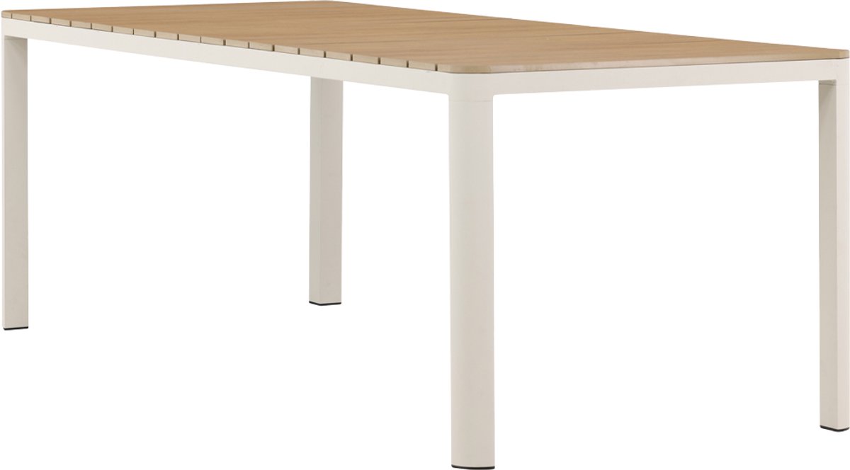Nest outdoor Ingo Polywood Tuintafel Beige - 210 x 90 cm - Buiten tafel - voor Tuin of Terras