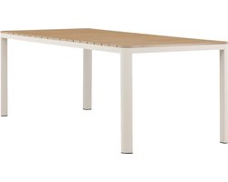Nest outdoor Ingo Polywood Tuintafel Beige - 210 x 90 cm - Buiten tafel - voor Tuin of Terras