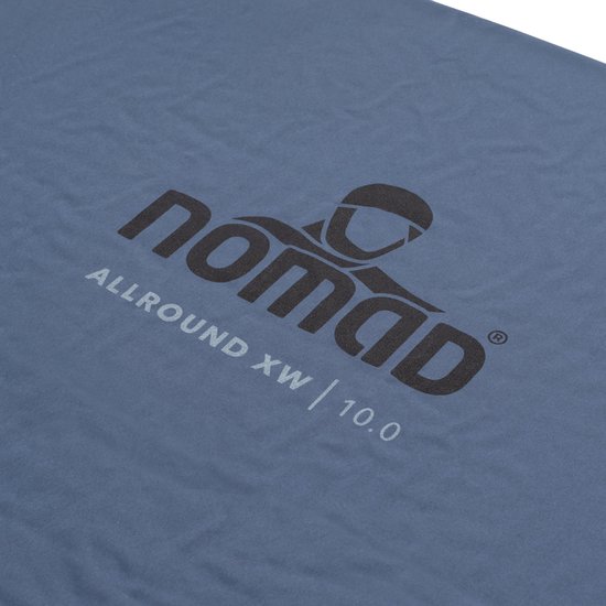 NOMAD® Allround XW 10.0 Slaapmat Zelfopblazend | Blauw | 198x76 cm | 10 cm Dik | 1 Persoons Luchtbed | Incl compressiehoes