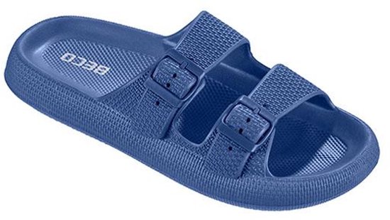 Sandales de bain pour homme BECO Airkiss Leisure | bleu foncé - taille 42