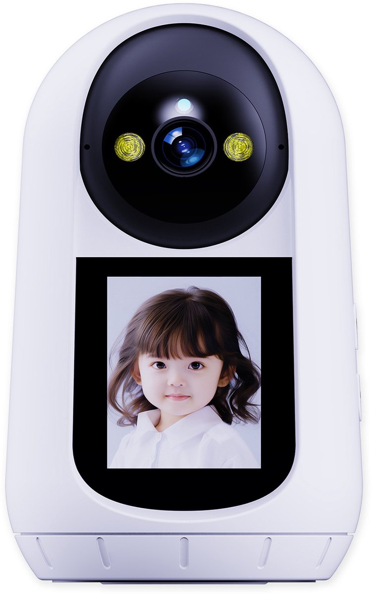 Babyfoon met Camera - Tweeweg Video & Audio - Baby Monitor - Lichaamstracking - WiFi Camera - Beweging Detectie & Alarm