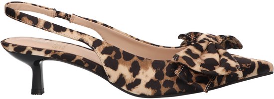 La Strada Slingback luipaard met strik dames - maat 39