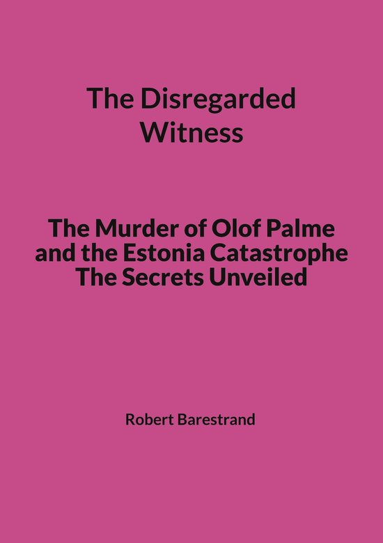 The Disregarded Witness - cover