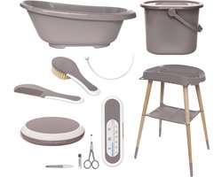 Badset 7 delig Sense Chalk Brown