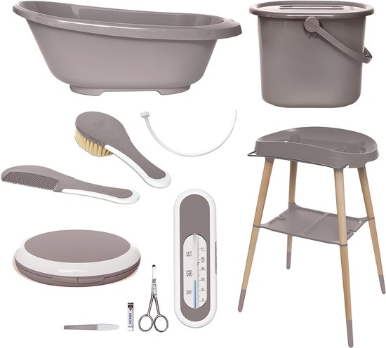 Badset 7 delig Sense Chalk Brown