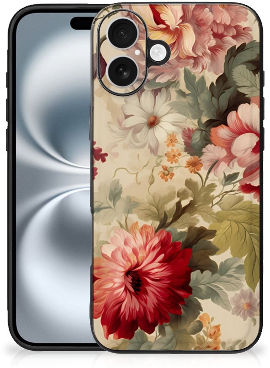 Back Cover voor Bloemen Hoesje voor iPhone 16 Plus Bloemen