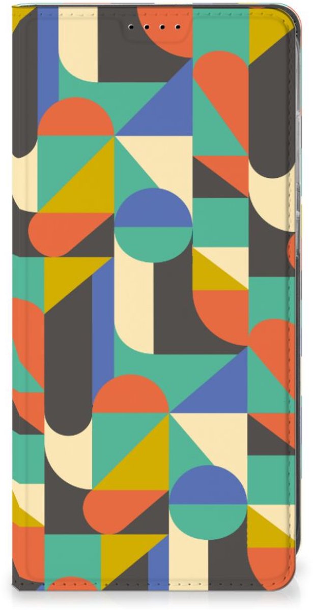 Samsung Galaxy S25 Plus Hoesje met Magneet Funky Retro