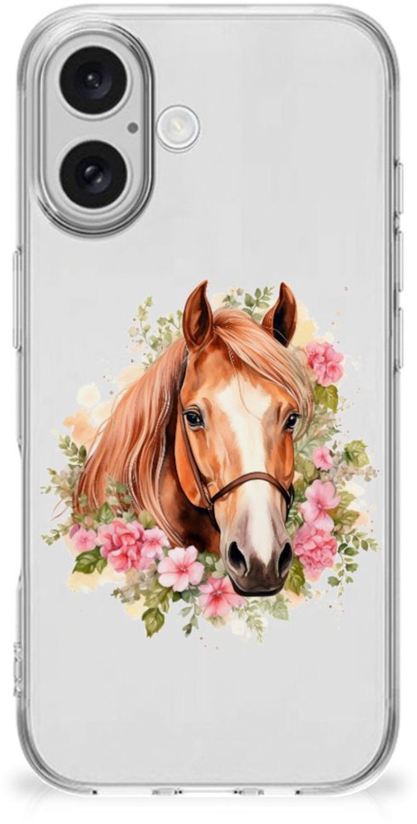 TPU Hoesje voor iPhone 16 Paard