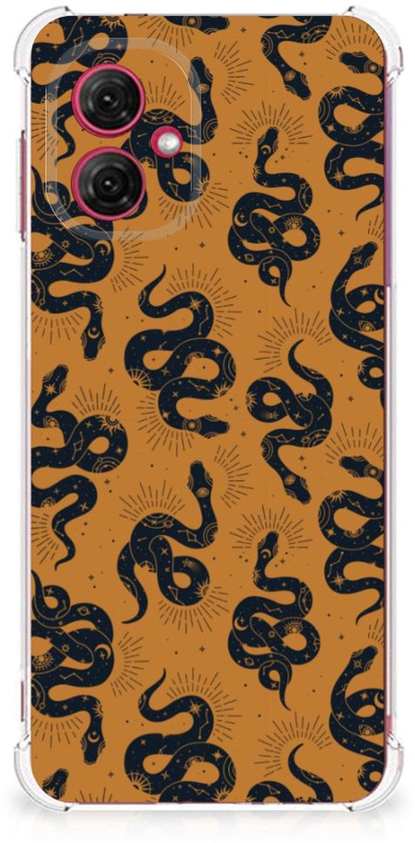 Case Anti-shock voor Motorola Moto G55 Snakes