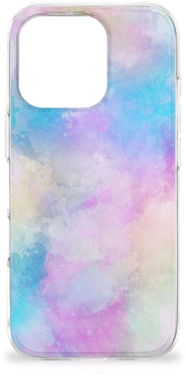 Hoesje maken iPhone 16 Pro Max Watercolor Light