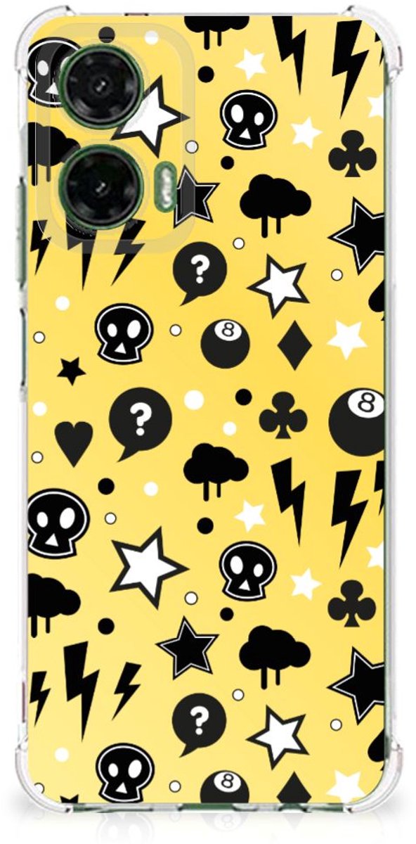 Extreme Case Motorola Moto G35 Punk Geel
