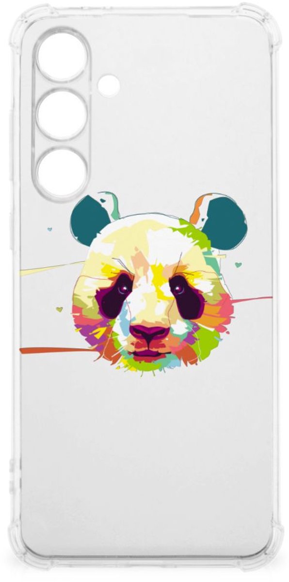 Samsung Galaxy S24 FE Stevig Bumper Hoesje Panda Color