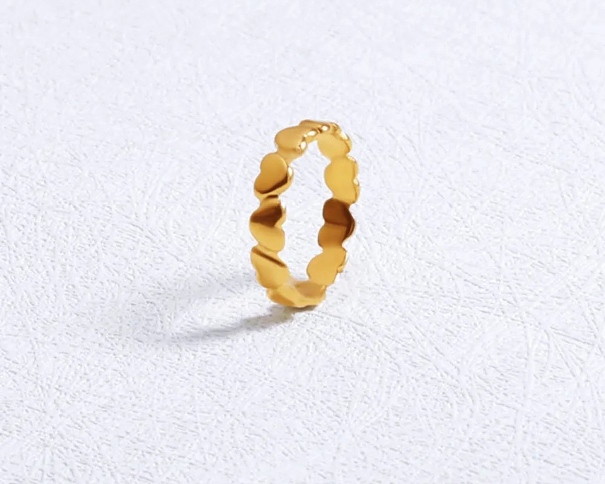 Ring Si Amor Sieraden RLT4800-G Roestvrij staal Kleur Goud
