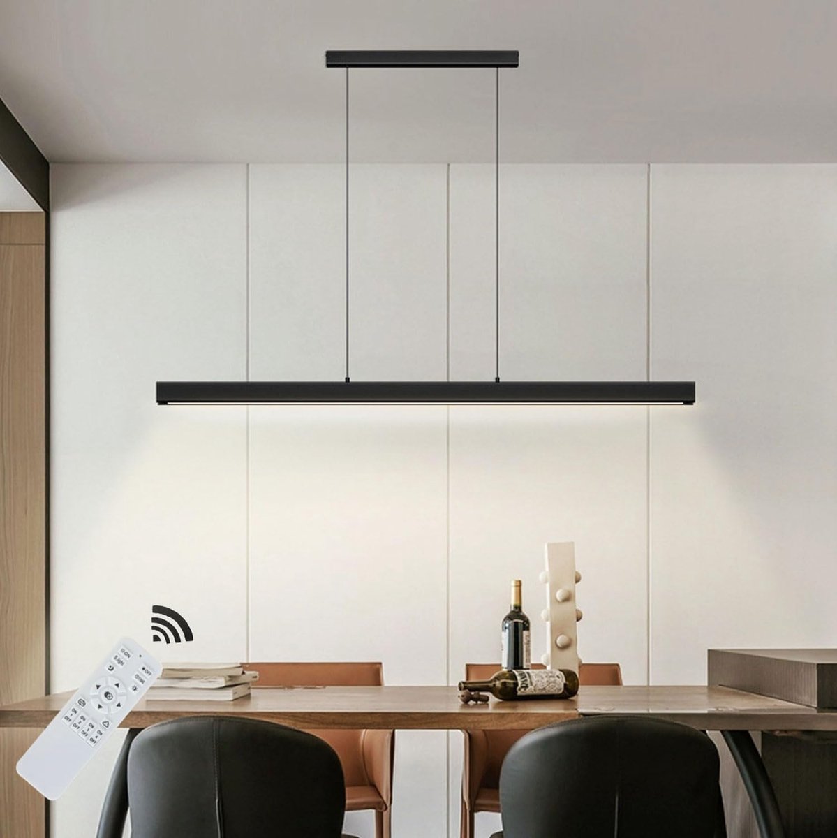 Moderne Dimbare LED Hanglamp voor Eettafel - Hoogte Verstelbaar en Energiezuinig