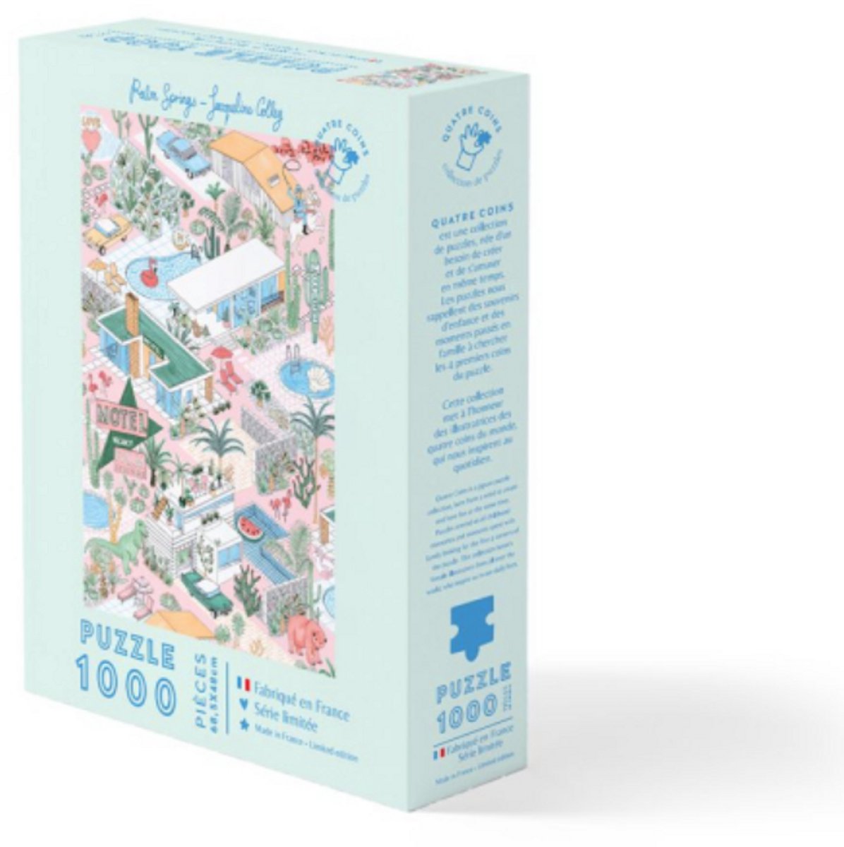 La Petite Epicerie 1000 Stukjes PUZZLE "PALM SPRINGS" 735g 68x48cm kinderen en volwassenen