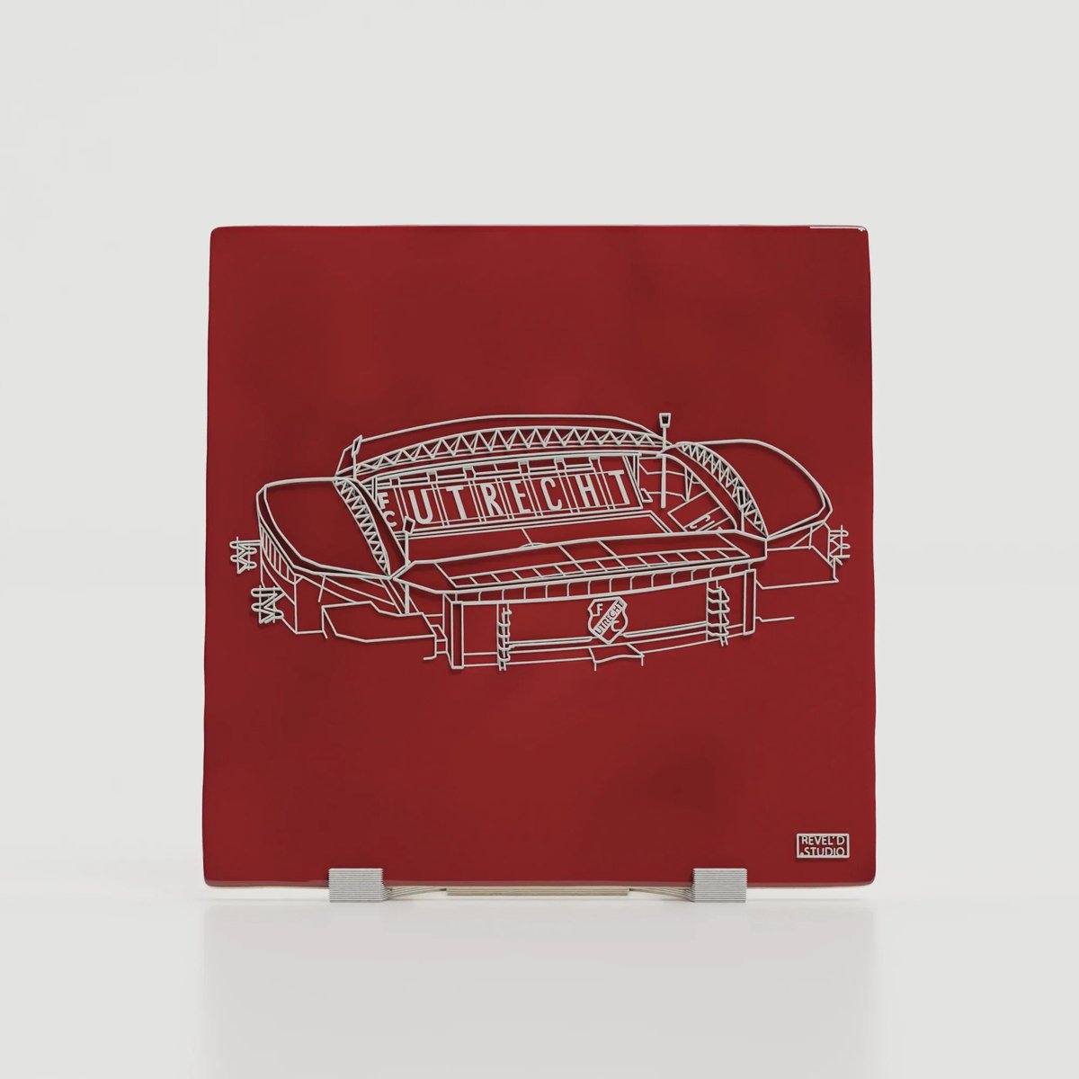 Stadion Galgenwaard – FC Utrecht – Tegel (3D-Print)