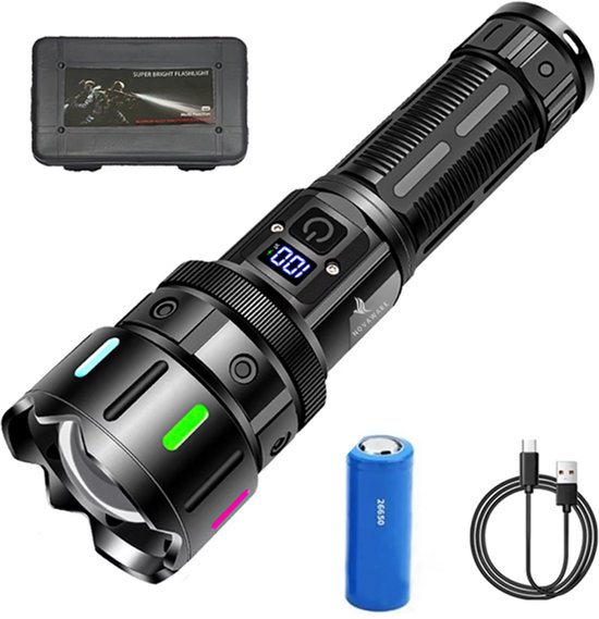 NovaWare® Zaklamp LED Oplaadbaar