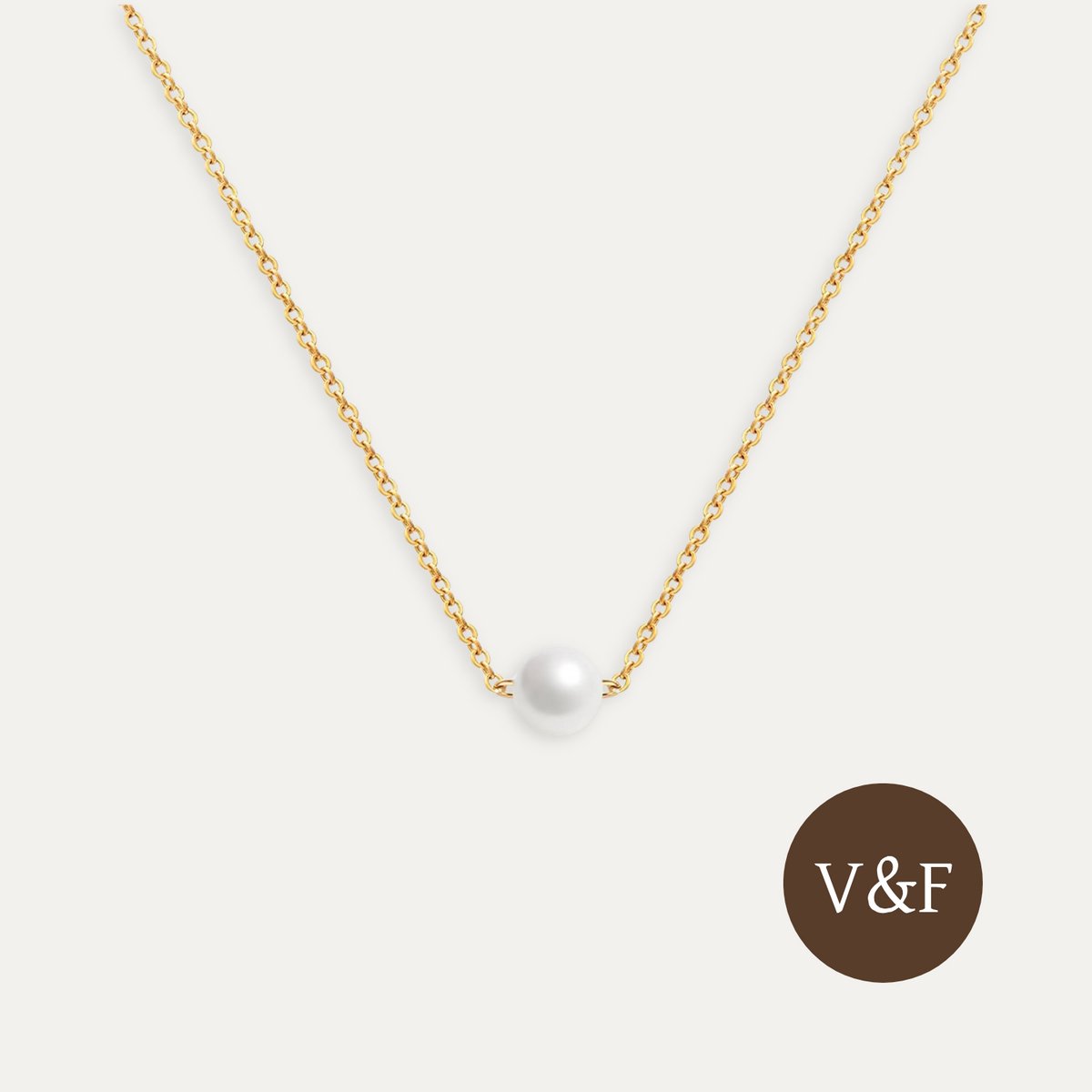 V&F Halsketting dames - Halsketting dames goudkleurig - Ketting dames - Choker - Sieraden
