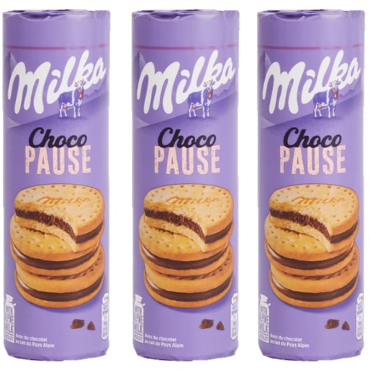 Multipak Milka Choco Pause Biscuits 3 x 260Gr