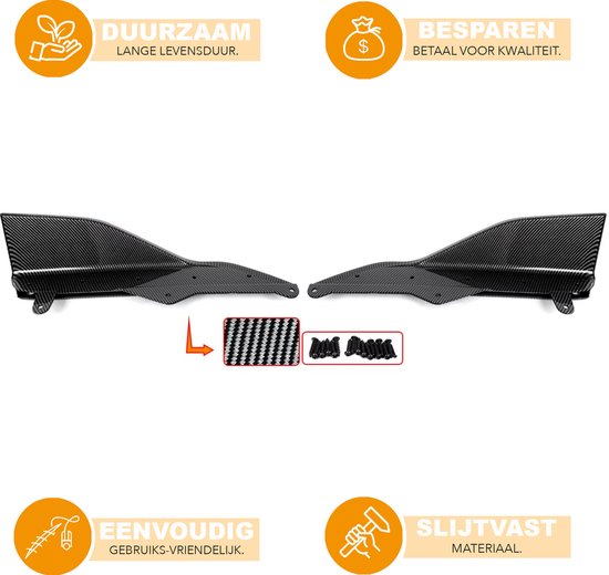 Extension de jupes latérales Ventoro – Pour BMW Série 2 G42 (2022-2024) – Style M Performance – Zwart brillant – Accessoires auto