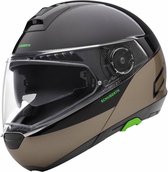 Schuberth C4 Pro Swipe Bruin Systeemhelm - Motorhelm - Maat S