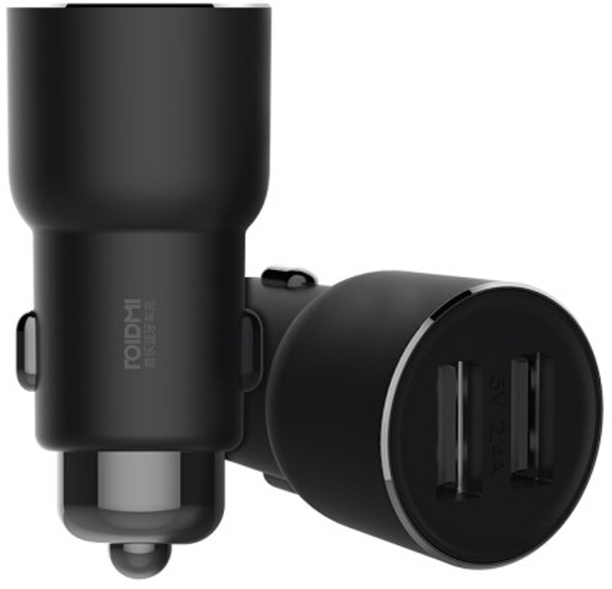 Roidmi 3S FM Transmitter & Auto Oplader - Dubbele USB - Origineel Xiaomi - 2.4A Snellader - Muziek Streamen in elke Auto - Zwart