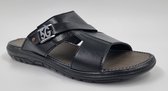 Walking - Slippers Heren - Licht Gewicht Heren Slippers - Slippers met een Zacht Voetbed - Zwart – Maat 47