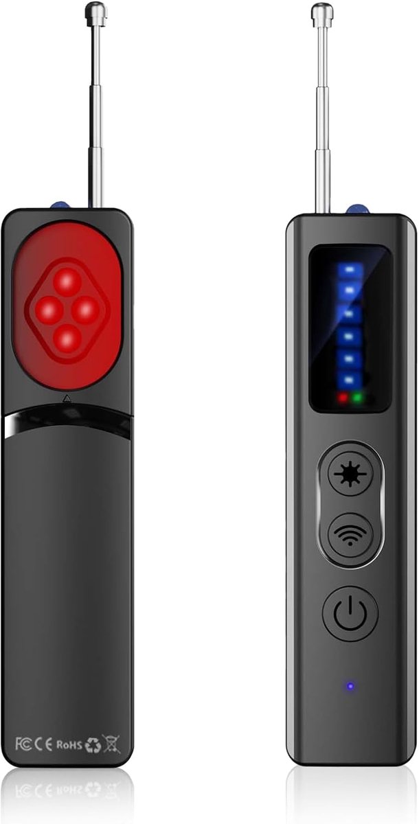 Verborgen camera- en afluisterdetectie: multifunctionele anti-spy detector voor hotel en thuis