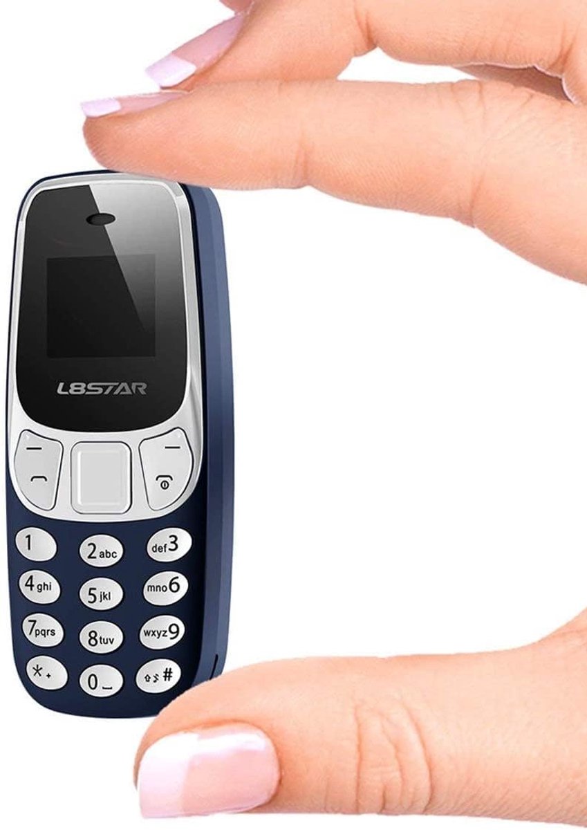 Kleinste Mini Mobiele Telefoon met Dual-Sim Ondersteuning - GSM Ontgrendeld voor Studenten