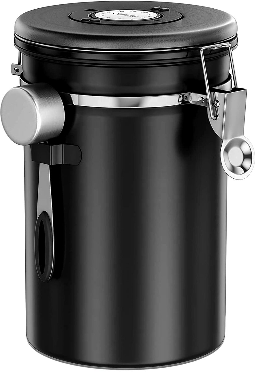 VAIVE Koffieblik - Koffiebus - Koffieblikbewaarblik - Bewaarbus Koffie - Voorraadpotten - Voorraadbussen - Voorraadbus -1.8L