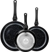 Ensemble de 3 poêles en céramique CeraFusion - Poêles à frire 20, 24 et 28 cm - Poêles à frire - Ensemble de poêles à frire - Casseroles et poêles à induction - Pan - Sans PFAS