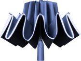 Bol.com Tamarow Automatische Opvouwbare Paraplu - Omgekeerd Design - Windproof - Lichtgewicht - Reflectie - Omgekeerd Design - B... aanbieding