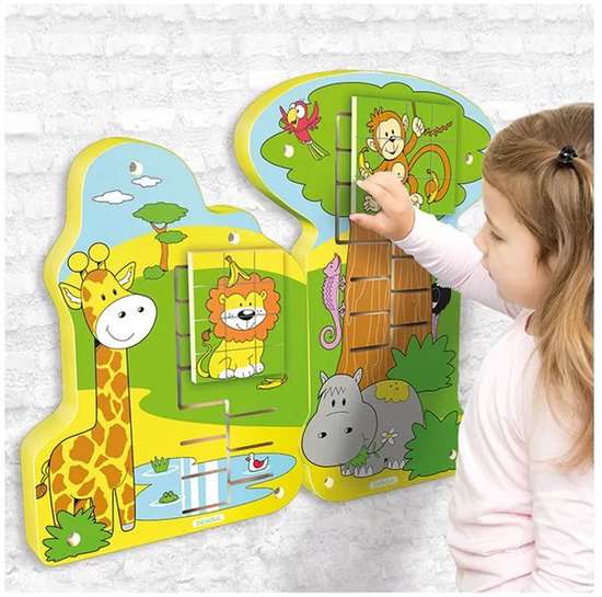 Beleduc Jungle wandspeelmodule - Wandspeelgoed - muurspel Leeuw 51 Cm van Beleduc — afbeelding 5