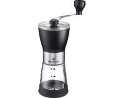 Westmark Handmatige koffiemolen met keramisch maalmechanisme, tot 8 kopjes koffie, met maataanduidingen, Brasilia Negro, lengte: 21,3 cm, roestvrij staal/keramiek, 24922260
