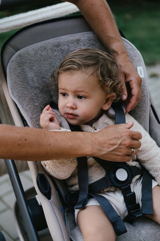 Koeka buggy inlegkussen Dijon Daily - biologisch katoen - taupe van Koeka — afbeelding 3