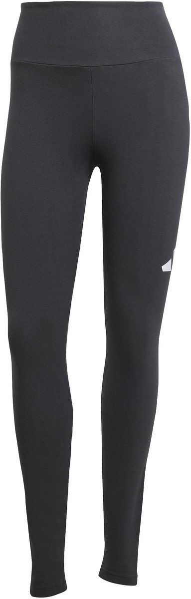 Adidas Essentials Big Logo Cotton Leggings Regular Vrouw Zwart