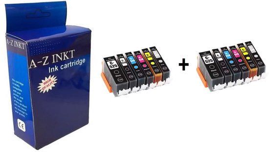 Lot De 10 Cartouches D'encre Compatibles Pour Canon PIXMA MG5150, MG5320, Etc. - Go Inks