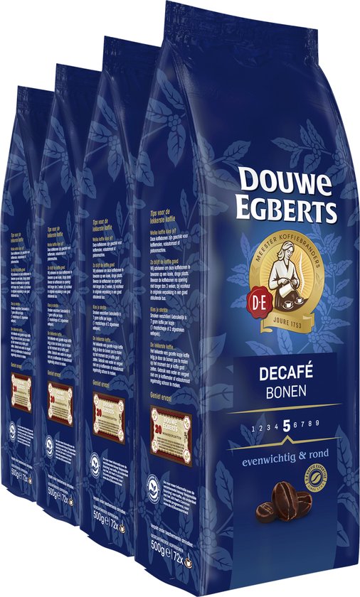 Douwe Egberts Décafé koffiebonen - 4 x 500 gram