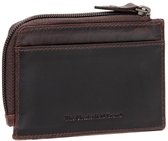 Portefeuille en cuir marron Livenza