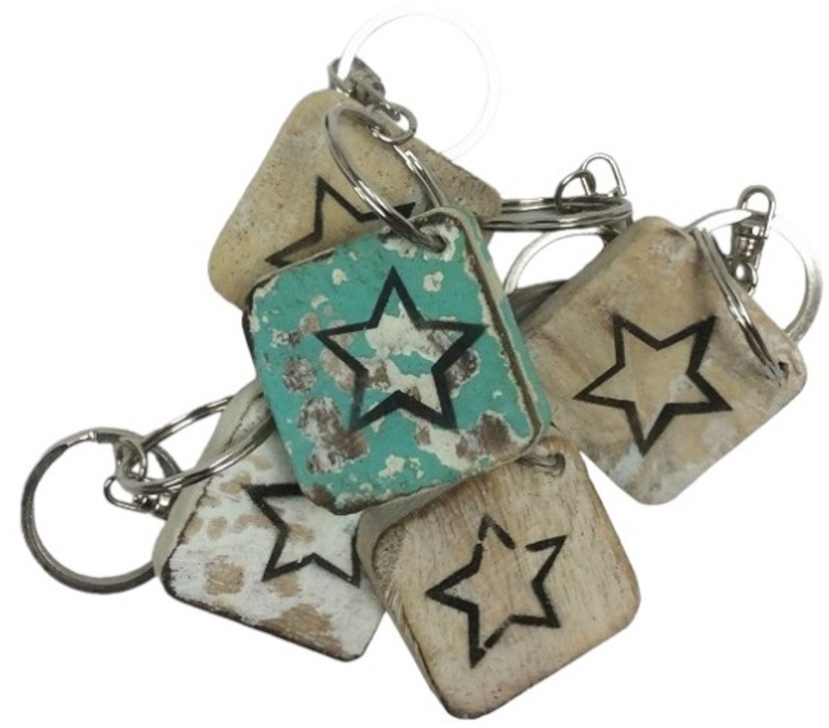 Sleutelhanger Ster open
