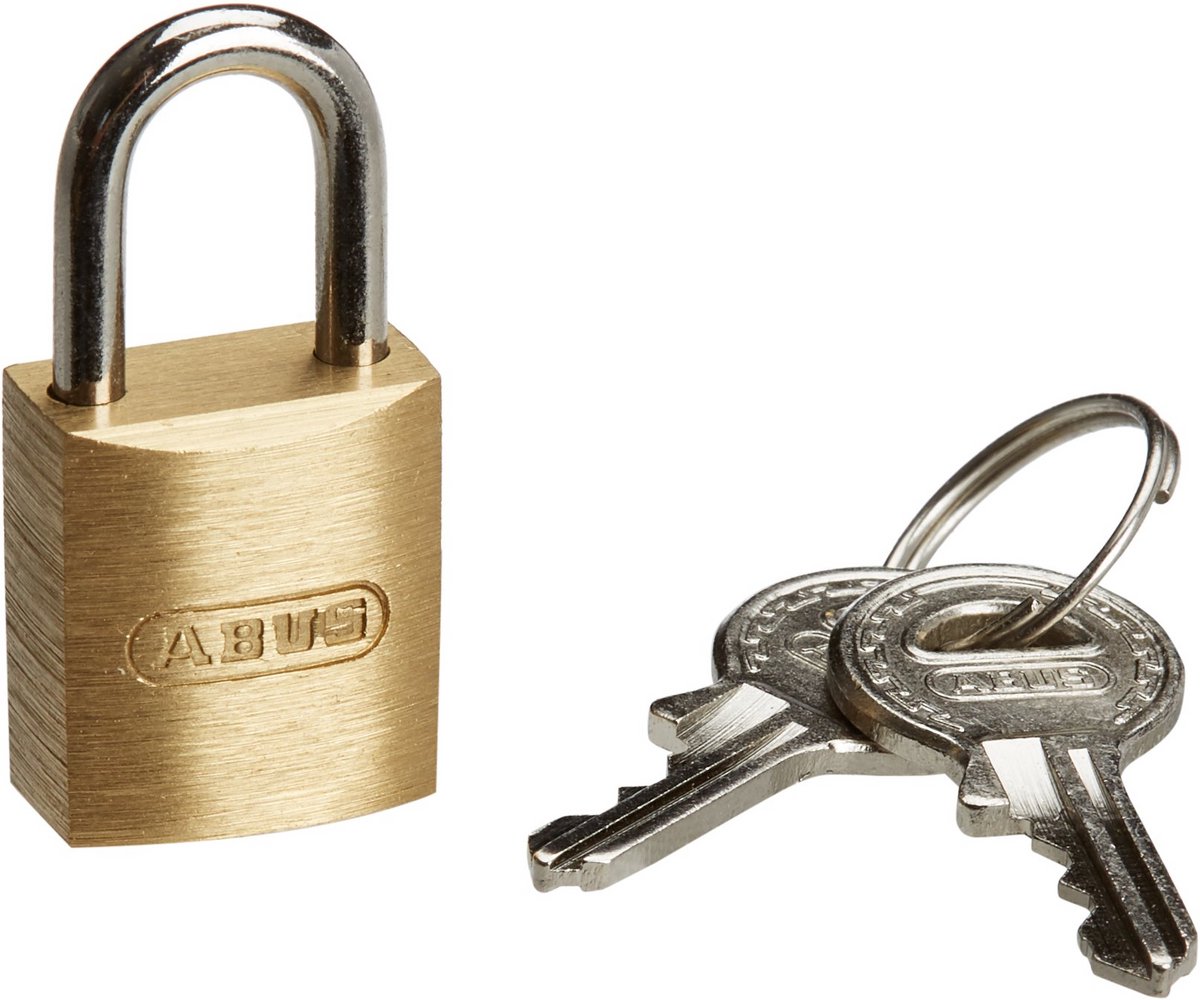 ABUS mini hangslot 60/15 15mm messing