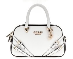 GUESS Handtas Schoudertas Bramina Small Satchel White Wit