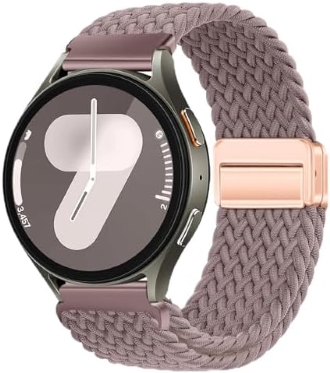 Nylon Armband 20 mm geschikt voor Samsung Galaxy Watches - Elastisch en Duurzaam
